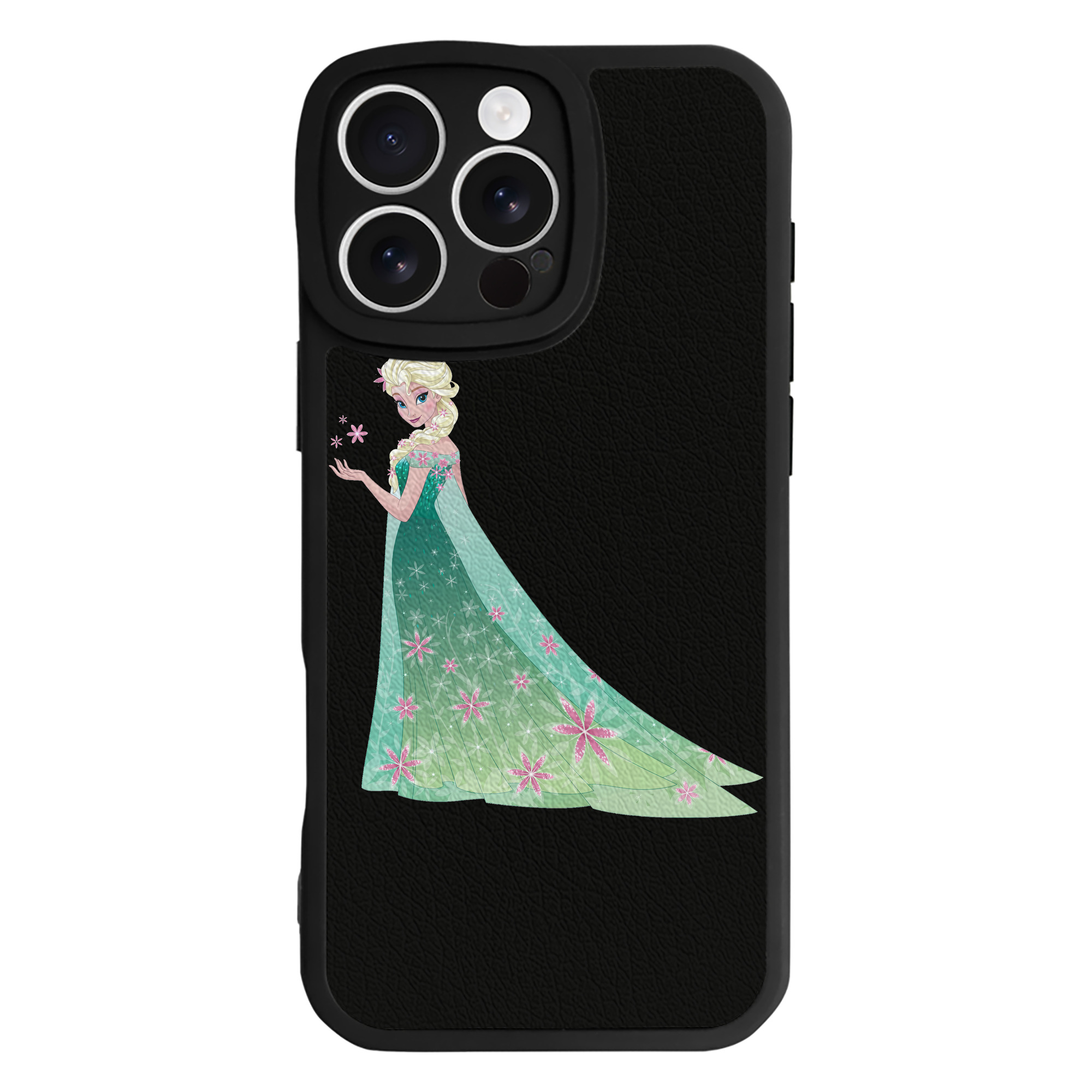 （画像用） アナと雪の女王 アンナ エルサ Frozen Anna Elsa 【iPhone 16シリーズ対応】シリコンスマホケース（レザー調） 材質：シリコン